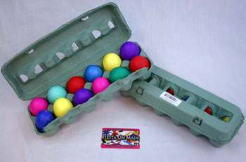 CONFETTI EGGS CASCARONES 1DZ CARTON