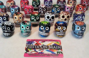 SKULL CERAMIC PAINTED MINI