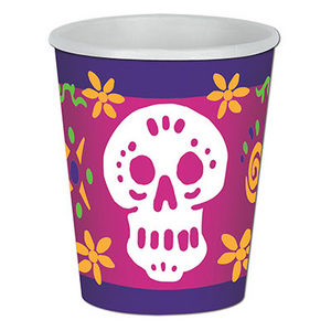 DAY OF THE DEAD BEVERAGE CUPS 9OZ  8CT