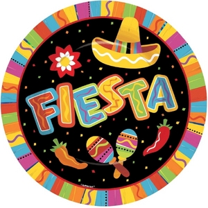 PLATE 10.5IN  FIESTA FUN