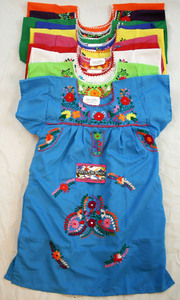 DRESS PUEBLA CHILD TRADITIONAL 90/5POLY