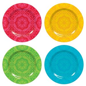 FIESTA MELAMINE PLATES, 7IN