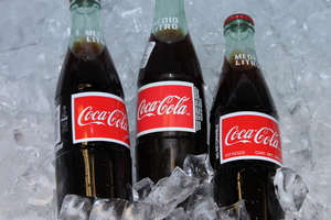 COCA COLA MEXICO GLASS BOTTLE SML 355ML