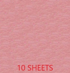 CREPE PAPER PACK OF 10 SHEETS 78X19IN - LIGHT PINK EA