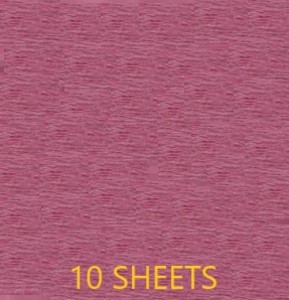 CREPE PAPER PACK OF 10 SHEETS 78X19IN - BRIGHT PINK EA