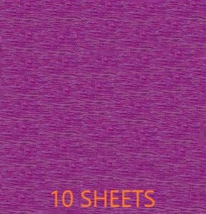 CREPE PAPER PACK OF 10 SHEETS 78X19IN - BUGAMBILIA PINK EA