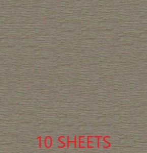 CREPE PAPER PACK OF 10 SHEETS 78X19IN - GREY EA