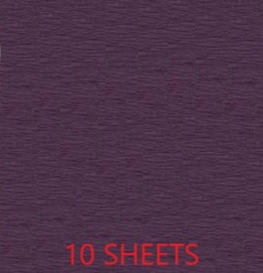 CREPE PAPER PACK OF 10 SHEETS 78X19IN - VIOLET EA