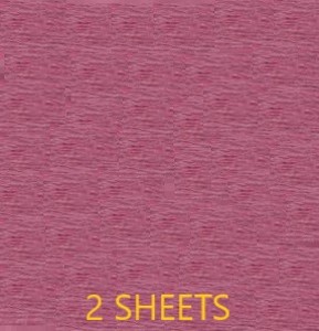 CREPE PAPER PACK OF 2 SHEETS 78X19IN - BRIGHT PINK EA