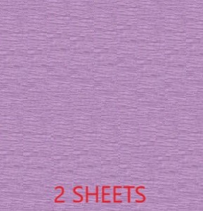 CREPE PAPER PACK OF 2 SHEETS 78X19IN - LILAC EA