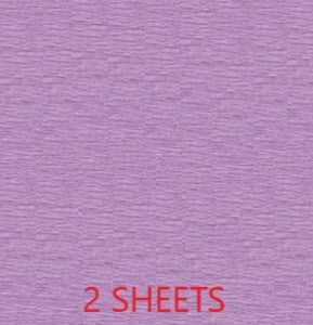 CREPE PAPER PACK OF 2 SHEETS 78X19IN - LILAC EA
