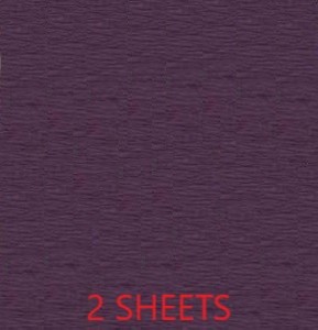 CREPE PAPER PACK OF 2 SHEETS 78X19IN - VIOLET EA