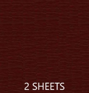CREPE PAPER PACK OF 2 SHEETS 78X19IN - WINE RED EA