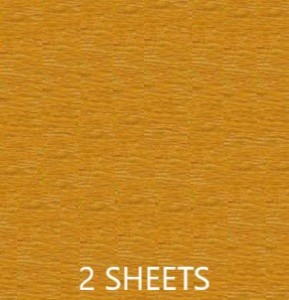CREPE PAPER PACK OF 2 SHEETS 78X19IN - MARIGOLD YELLOW EA