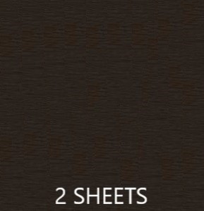 CREPE PAPER PACK OF 2 SHEETS 78X19IN - DARK BROWN EA