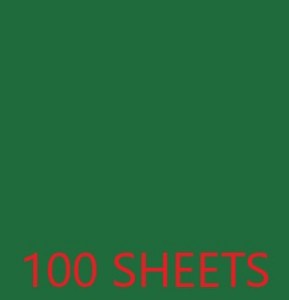TISSUE PAPER BAG- 100 SHEETS 19.68X29.56IN - GREEN EA