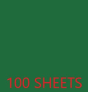 TISSUE PAPER BAG- 100 SHEETS 19.68X29.56IN - GREEN EA