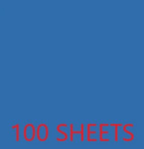TISSUE PAPER BAG- 100 SHEETS 19.68X29.56IN - COBALT BLUE EA