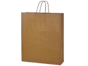 PAPER BAG JUMBO KRAFT 16X6X19 QUEEN