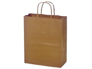 PAPER BAG MED KRAFT 10X5X8 CUB