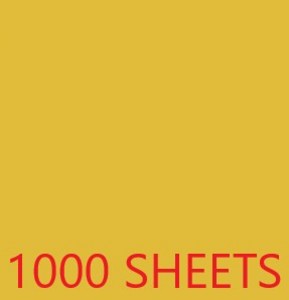 TISSUE PAPER CASE- 1000 SHEETS 19.68X29.56IN - LIGHT YELLOW CASE