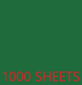 TISSUE PAPER CASE- 1000 SHEETS 19.68X29.56IN - GREEN EA