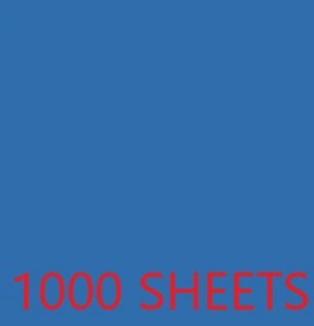 TISSUE PAPER CASE- 1000 SHEETS 19.68X29.56IN - COBALT BLUE CASE