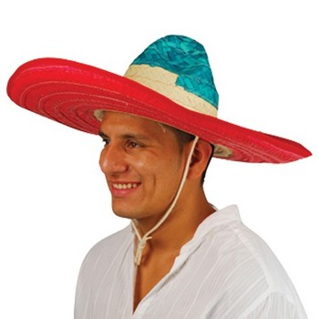 HAT STRAW ZAPATA TRI COLORED