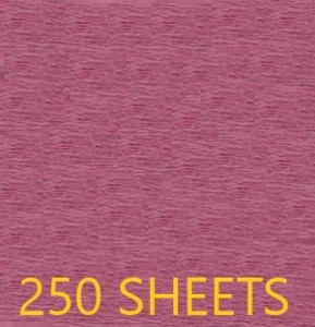 CREPE PAPER CASE OF 250 SHEETS 78X19IN - BRIGHT PINK EA