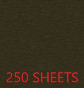 CREPE PAPER CASE OF 250 SHEETS 78X19IN - BROWN EA
