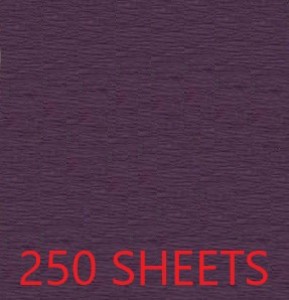 CREPE PAPER CASE OF 250 SHEETS 78X19IN - VIOLET EA