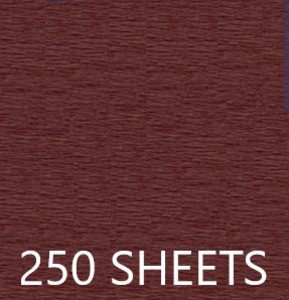 CREPE PAPER CASE OF 250 SHEETS 78X19IN - ESCARLET EA