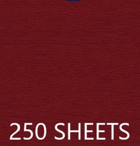 CREPE PAPER CASE OF 250 SHEETS 78X19IN - RED EA