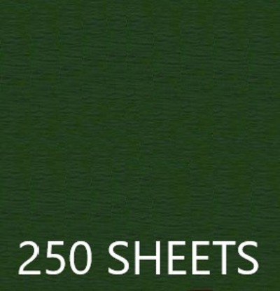 Crepe Paper - Green Size Of 100 Cm X 100 Cm, 250 Papers