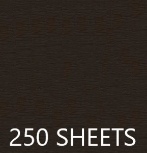 CREPE PAPER CASE OF 250 SHEETS 78X19IN - DARK BROWN EA