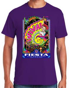 TSHIRT 2024 OFFICIAL FIESTA POSTER ADULT AND CHILD (TODDLER TO ADULT 2XL