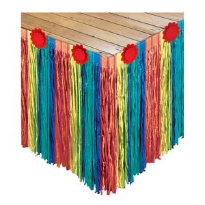 FIESTA STRIPED PAPER TABLESKIRT 29INX10FT