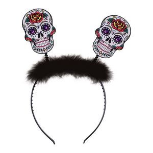 DOD SUGAR SKULL BOPPERS HEADBAND
