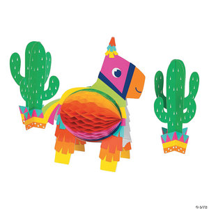 CENTERPIECE FIESTA FUN HONEYCOMB SET (3PCS)