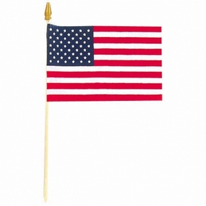 FLAG AMERICAN 7.5X11IN