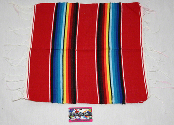 SARAPE INDIVIDU/ CARPETA 19X12IN (1.58X1FT