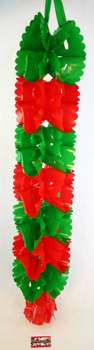 PLASTIC ACCORDION VERT 3.5FT CHRISTMAS