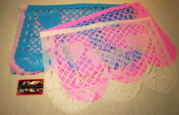 PAPEL PICADO LRG 18X13IN 18FT BABY SHOWER