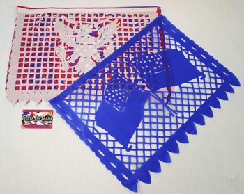 PAPEL PICADO LRG 18X13IN 18FT AMERICAN PATR