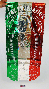 FOIL BANNER VERTICAL 49X19IN GUADALUPE