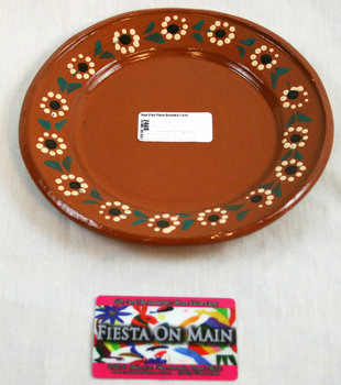 RED CLAY PLATE 1 SML