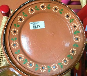 RED CLAY PLATE 1 LRG