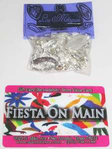 MILAGROS PEWTER 50 PER BAG